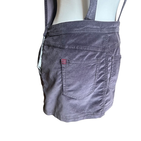 BDG Urban Outfitters NWT Purple Velvet Overall Mini Skirt Dress Size XS - Picture 7 of 11